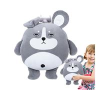 Adorable Design Hand Warmer Pillow, Cartoon Plush Hand Muff, Cute Hugging Cushion, Plush Wrist Warmer Cushion 28x16x30cm for Hands, Indoor, Outdoor, Present, Blue, Green Color