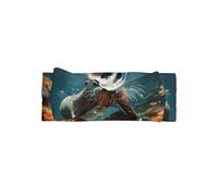 Adorable diadema con lazo para bebé con estampado de cachorro de foca en el agua, bonita diadema delicada para el pelo, diademas suaves y elásticas de princesa