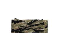 Adorable diadema con lazo para bebé con estampado de camuflaje a rayas de tigre, bonita diadema delicada para el pelo, diademas suaves y elásticas de princesa