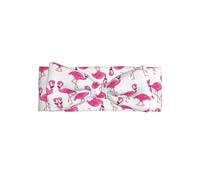 Adorable diadema con lazo para bebé con estampado de flamenco rosa, bonita diadema delicada para el pelo, diademas suaves y elásticas de princesa