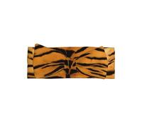 Adorable diadema con lazo para bebé con estampado de piel de tigre, suave, elástica y agradable al tacto para recién nacidos y niños pequeños