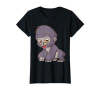 Adorable Dibujos Animados de orangután bebé - Linda diversión en la Selva Camiseta gráfica económica