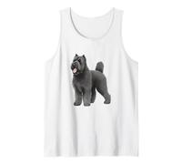 Adorable diseño artístico de Bouvier Des Flandres Camiseta sin Mangas