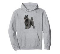 Adorable diseño artístico de Bouvier Des Flandres Sudadera con Capucha