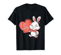 Adorable diseño de Amor sincero I Am Her Bunny Camiseta