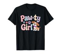 Adorable Dog Birthday Party Girl | Puppy Celebration Fun Camiseta