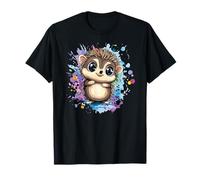 Adorable erizo con notas musicales Camiseta