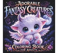 Adorable Fantasy Creatures Coloring Book For Adults: Adorable Mythical Creatures for Relaxation and Mindfulness