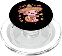 Adorable Fiesta de Mariachi Axolotl PopSockets PopGrip para MagSafe