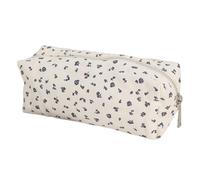 Adorable Floral Cosmetic Bag, Makeup Brush Storage Pouch, 7,09 x 2,36 x 2,76 pulgadas Travel Makeup Organizer, Canvas Toiletry Bag for Women, Girls and Daily, multicolor, B, Consulte la descripción