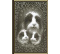 Adorable Guinea Pig Trio Celtic Journal - 6″ × 9″ (180 Lined Pages): Whimsical Notebook for Cavy Lovers, Gratitude Manifestation Writing, Tarot & Oracle Card Diary