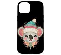 Adorable Koala con Sombrero Festivo Carcasa para iPhone 15 Plus
