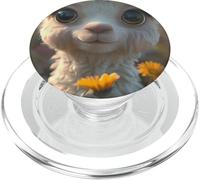 Adorable Llama in Flowers Soft PopSockets PopGrip para MagSafe