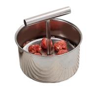 Adorable Meatball Maker, Shrimp Ball Maker, 6/12 Holes Stainless Steel Meatball Maker Meatball Making Tools, Meatball Making Moulds, Anti Stick Kitchen Meatball Mould, Meatball Maker Machine for Dough