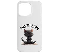Adorable meditación de gato Carcasa para iPhone 14 Pro Max