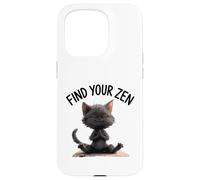 Adorable meditación de gato Carcasa para iPhone 15 Pro