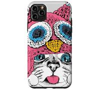 Adorable Owl Kitty Cat Taste of Snow Cute Winter Christmas Carcasa para iPhone 11 Pro MAX