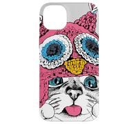Adorable Owl Kitty Cat Taste of Snow Cute Winter Christmas Carcasa para iPhone 14 Plus