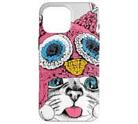 Adorable Owl Kitty Cat Taste of Snow Cute Winter Christmas Carcasa para iPhone 16 Pro MAX