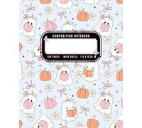 Adorable Pastel Pink & White Bows Coquette Notebook: - Wide Ruled Aesthetic Design for Preppy Girls, Kids, and Teens | Cute School Supplies & Perfect Gift Idea