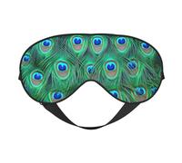 Adorable pavo real verde, Cubreojos completos Antifaz bloqueador de luz Antifaz para dormir Antifaz suave con los ojos vendados Noche