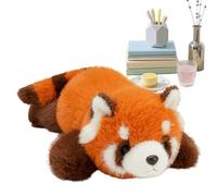 Adorable peluche Animal Companion - Red Panda Plush Toy, Comfort Doll | Ultra Soft Cuddle Texture, Charming Home Accent Figure, Birthday/Christmas/Kids Room/Office Desk/Bedside/Travel Decoration