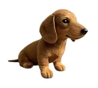 Adorable Peluche de Perro para la Familia y para Regalar, diseño Realista con Ojos expresivos, CREA un Ambiente cálido en Salones o dormitorios, sentirse cómodo A