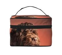Adorable Perro cacatúa, Bolsa de Maquillaje Bolsa de cosméticos Bolsa de artículos de tocador de Viaje portátil Estuche para lápices Bolsa de artículos de tocador