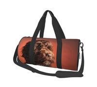 Adorable Perro cacatúa, Bolsa de Viaje de Gran Capacidad, Bolso Redondo, Bolsa de Viaje Deportiva, Bolsa de Mano, Bolsa de Fitness