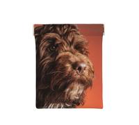Adorable Perro cacatúa, Squeeze Top Wallet Bolsa de Almacenamiento para Mujer Monedero pequeño Bolsa de Cambio