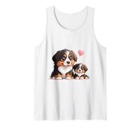 Adorable Perro de montaña bernés Amor Cachorro Camiseta sin Mangas