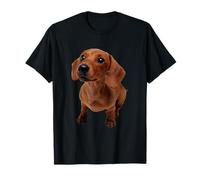 Adorable perro de piel de marrón lindo perro Camiseta