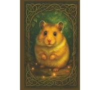 Adorable Pet Hamster Journal - Teddy Bear Edition 6" x 9" (120 Lined Pages): Mystical Writing Notebook with Decorated Pages and Back Cover- for ... Notes, or a Spiritual Manifestation Diary!