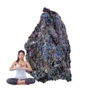 Adorable Raw Crystal, Home Crystal Decoration, Natural Rough Raw Crystals Home Decoration Stone, Decorative Raw Stones, Portable Multifunctional Natural Rocks for Tumbling for Offices, Living Room