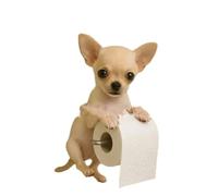 Adorable soporte para pañuelos en forma de perro, decoración del hogar, multifuncional, cocina, baño, organizador de almacenamiento, elegante accesorio de baño con forma de perro