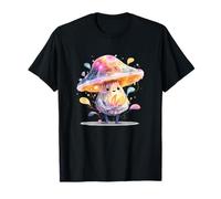 Adorable Trippy Mushroom Fantasy Cottagecore Camiseta