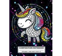 Adorable Unicorn Dot Art Journal for Kids, Teens & Dreamers | Fun Rainbow Notebook for Drawing, Writing & School