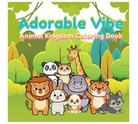 Adorable Vibe: animal kingdom coloring book