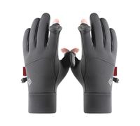 Adorable Waterproof Winter Gloves, Mens Winter Gloves, Riding Gear Gloves, Waterproof Ice Skating Gloves with 2 Fingerless Design, Ice Skating Gloves, Warm Winter Gloves, Riding Gear for Women Men