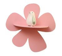 Adorable Wood Flower Shaped Shelf, Decorative Flower Shelves, Cute Wooden Flower Shaped Shelves, Preppy Style Wooden Shelf, Funky Squiggle Preppy Book Shelf Cute for Bedroom Bathroom Living Room