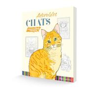 Adorables chats: Cahier de coloriages pour adultes