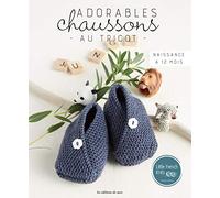 Adorables chaussons au tricot: Naissance à 12 mois