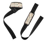 Adorables correas de muñeca acolchadas de neopreno de 66 cm para levantamiento de pesas, culturismo, entrenamiento de fuerza