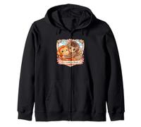 Adorables Monos abrazan el Amor Nos Hace Valientes Sudadera con Capucha