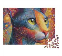 Adorables Rompecabezas de Gatos: un pasatiempo Encantador. La Herramienta unir. 1000 Piezas (75 x 50 cm).