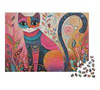 Adorables Rompecabezas de Gatos: un pasatiempo Encantador. La Herramienta unir. 1000 Piezas (75 x 50 cm).