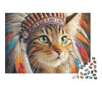 Adorables Rompecabezas de Gatos: un pasatiempo Encantador. La Herramienta unir. 1000 Piezas (75 x 50 cm).