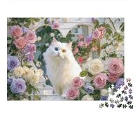 Adorables Rompecabezas de Gatos: un pasatiempo Encantador. La Herramienta unir. 1000 Piezas (75 x 50 cm).