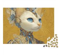 Adorables Rompecabezas de Gatos: un pasatiempo Encantador. La Herramienta unir. 1000 Piezas (75 x 50 cm).