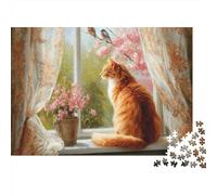 Adorables Rompecabezas de Gatos: un pasatiempo Encantador. La Herramienta unir. 1000 Piezas (75 x 50 cm).